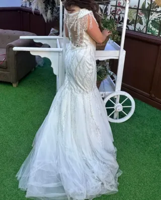 Vestido de Novia Blanco.