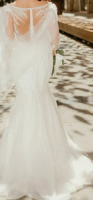 Vestido de Novia Blanco.