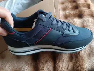 Zapatillas Lois Azul y Blanco