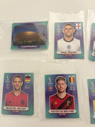 Lote cromos Mundial Qatar 2022