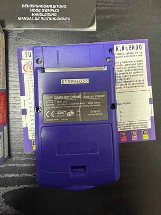Console Game Boy Color Viola