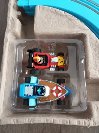 Scalextric niños. Pista Carreras Mickey y Roadster