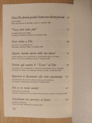 Benedetto XVI: CHI CREDE NON È MAI SOLO (Baviera)