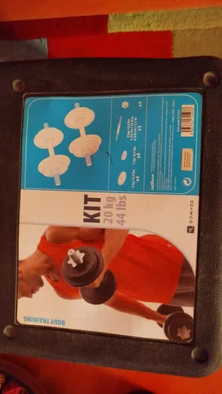 Kit Mancuernas 20kg 44lbs Gimnasio