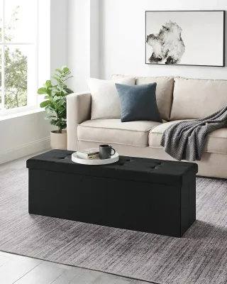 Puff Almacenaje Plegable 110cm SONGMICS LSF077B01