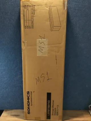 Puff Almacenaje Plegable 110cm SONGMICS LSF077B01