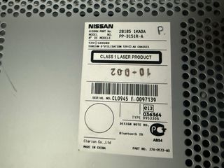 Radio Coche Nissan Juke Original PP-3151R-A