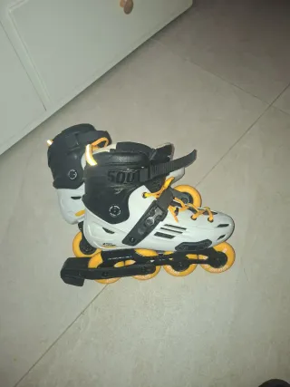 Patines en Línea Oxelo Blancos y Naranjas