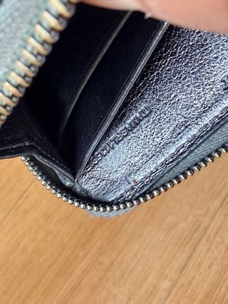 Portafoglio Burberry Pelle Zip Around Vintage