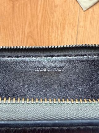 Portafoglio Burberry Pelle Zip Around Vintage