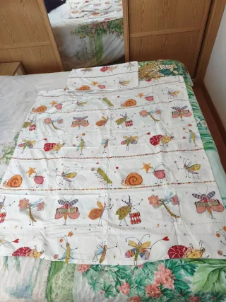 Funda Nórdica Cuna Estampado Bichitos