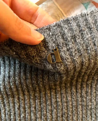 DIXIE Abito Lungo Maglia Grigio XS - EU 34