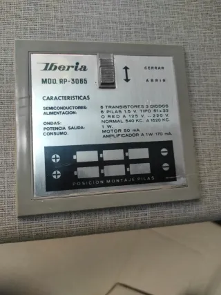 Giradischi Iberia Beige/Grigio