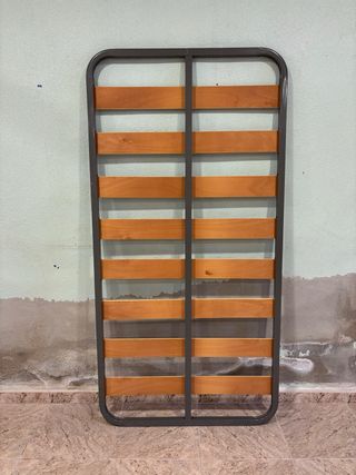 Base Cama Madera y Metal