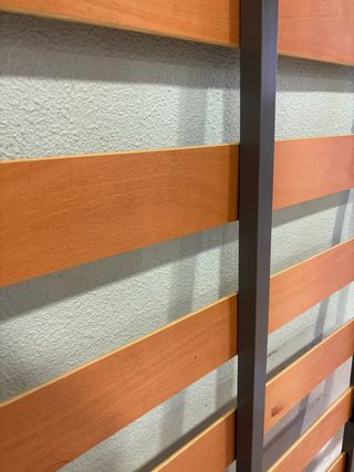 Base Cama Madera y Metal