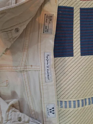 Pantalón Pepe Jeans Mujer Blanco