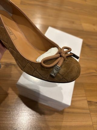 Adolfo Dominguez Sandalias Tacón Marrón