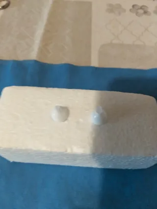 Coppia occhi in vetro soffiato per bambole