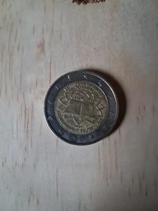 Monedas 2 Euros Tratado de Roma 50 Años