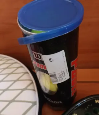 Zaino e 3 racchette da paddle