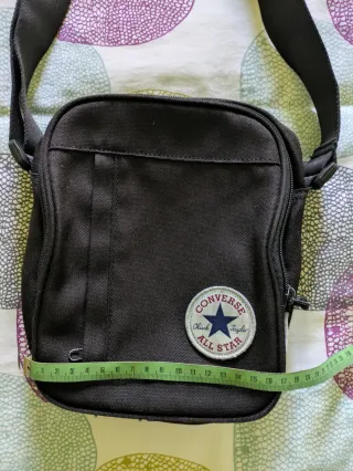 Bandolera Converse Negra de Lona
