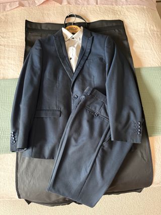 Traje Azul Formula Joven Talla M