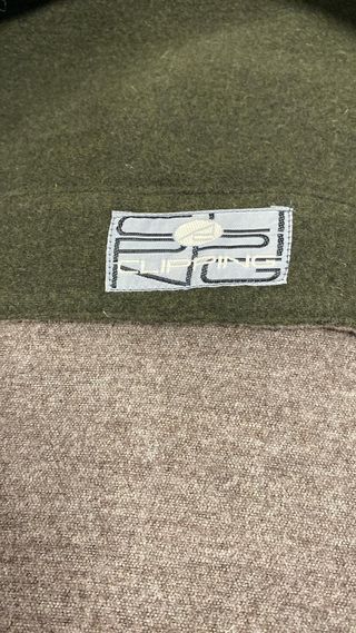 Abrigo Lana Clipping Talla 52 Verde Oliva