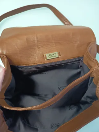 Bolso Loewe vintage piel marrón