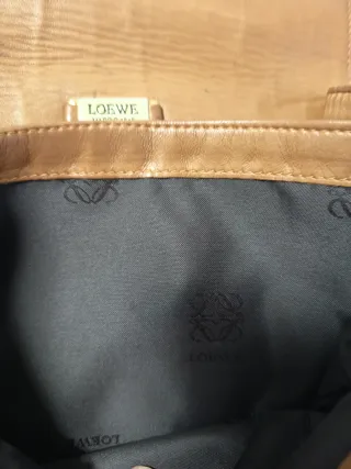Bolso Loewe vintage piel marrón