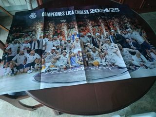 Póster Campeones Liga Endesa Baloncesto 24/25