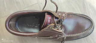 Zapatos náuticos SNIPE 21201 cuero marrón