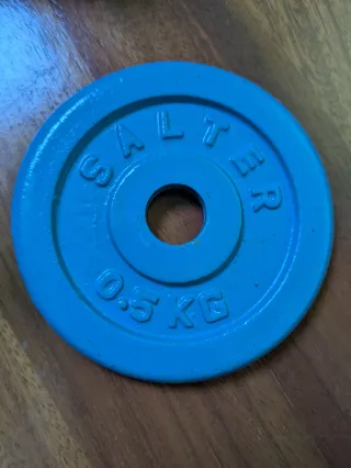 Mancuernas Salter 0.5 Kg (20 discos)