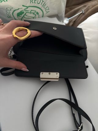 Bolso/Cartera Negra con Tassel