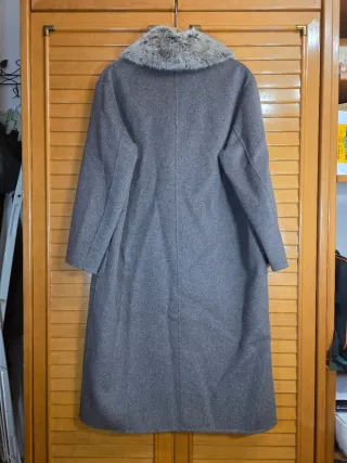 Abrigo Zara lana efecto pelo desmontable