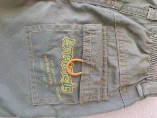 Bermuda loneta verde caqui 12 meses