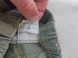 Bermuda loneta verde caqui 12 meses