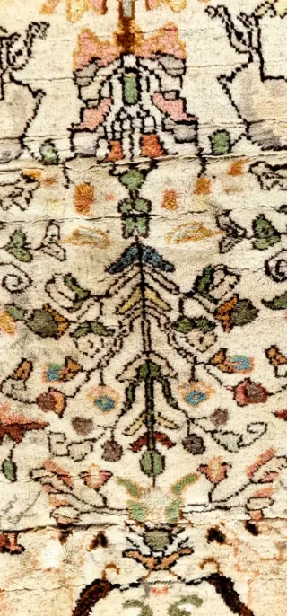 Alfombra Persa Tabriz Tabatabai Seda y Lana 330x22