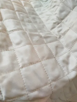 2 m Tela acolchada  rojo , beige ...