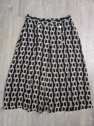 Falda Massimo Dutti Cadena Dorada