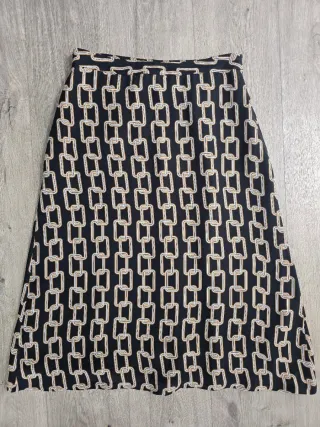 Falda Massimo Dutti Cadena Dorada