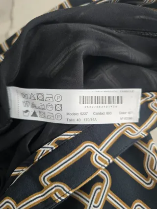 Falda Massimo Dutti Cadena Dorada