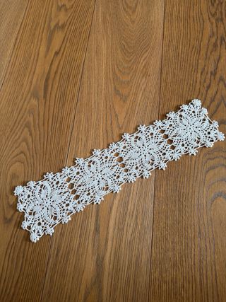 Centrini uncinetto cotone bianco