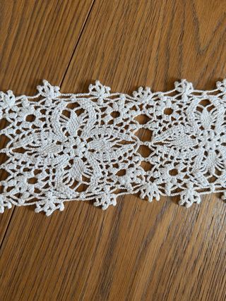 Centrini uncinetto cotone bianco