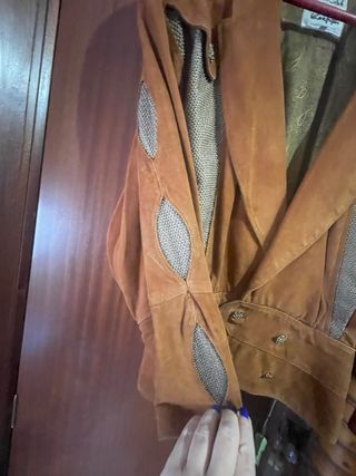 Cazadora de piel ante