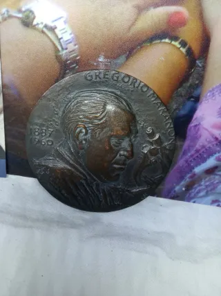 2 Medallas Gregorio Marañón 1887-1960