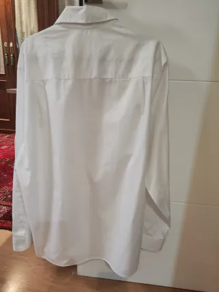 Camisa Blanca Zara Popelín