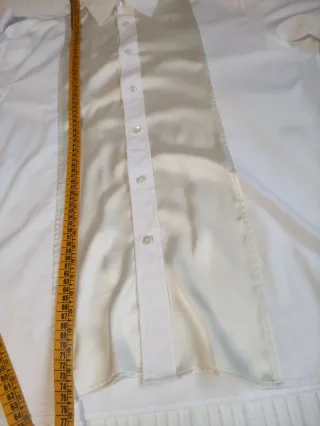 Camisa Blanca Zara Popelín
