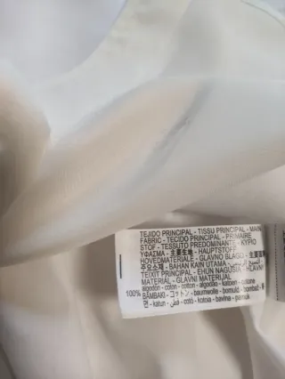 Camisa Blanca Zara Popelín