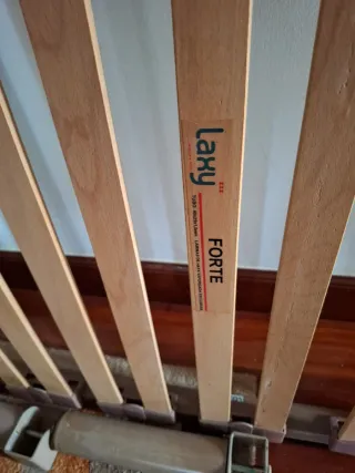 Somier metálico y de madera 150x190