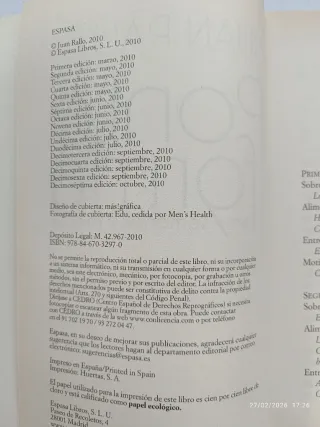 Libro Ponte en Forma - Juan Rallo (17ª Edición)